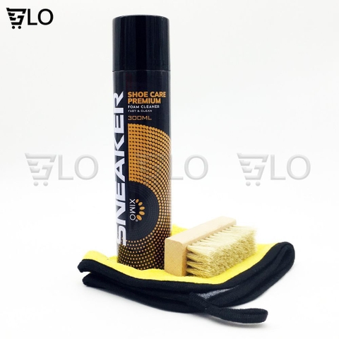 Chai Xịt Bọt Vệ Sinh Sạch Giày Sneaker Ximo Không Cần Giặt, Kèm Bàn Chải Và Khăn Lau