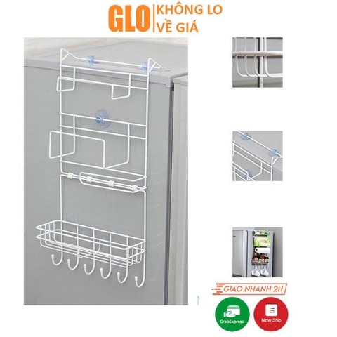 Bộ Kệ Gài Treo Tủ Lạnh Đa Năng