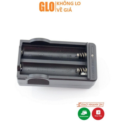 Sạc Đôi Thường Pin Lion 18650/26650 Dùng Cho Đèn Pin, Quạt Sạc,...