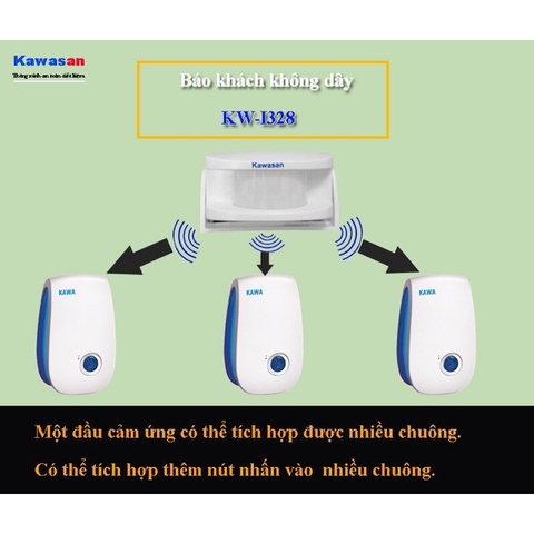 Cảm ứng báo khách không dây Kawasan KW-328