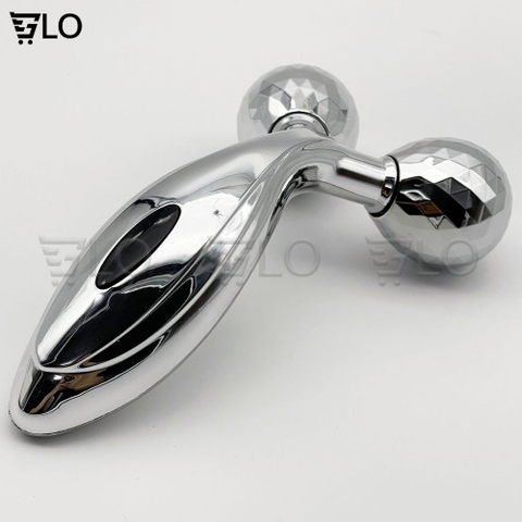 Cây Lăn Massage Mặt 3D Loại Lớn - Mát Xa Đẹp Da, Tạo Cằm V-Line, Thon Gọn Đùi, Giảm Mỡ Bụng