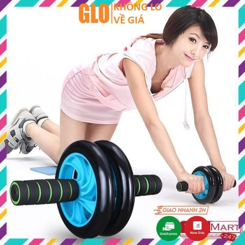 Bánh Xe Lăn Tập Cơ Bụng 2 Bánh
