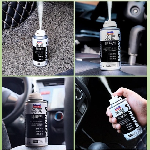 Chai Xịt Khử Mùi Xe Hơi V-Mafa, Dùng Nano Bạc Triệt Tiêu Hoàn Mùi Hôi 120ml