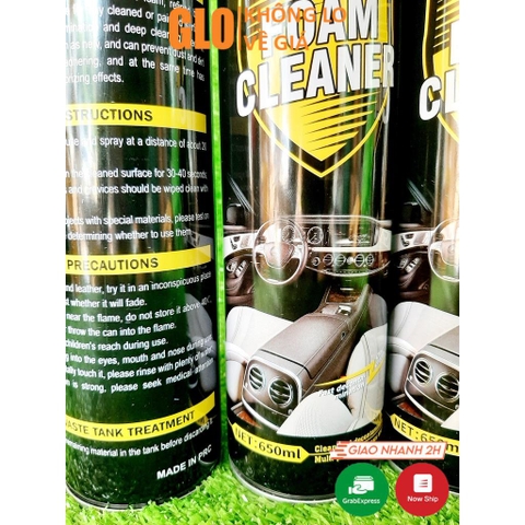 Chai Xịt WINSHINE FOAM CLEANER Vệ Sinh Ghế Da, Tẩy Rửa Làm Sạch Nội Thất Ô Tô, Túi Xách Da, Nỉ, Vải Cao Cấp
