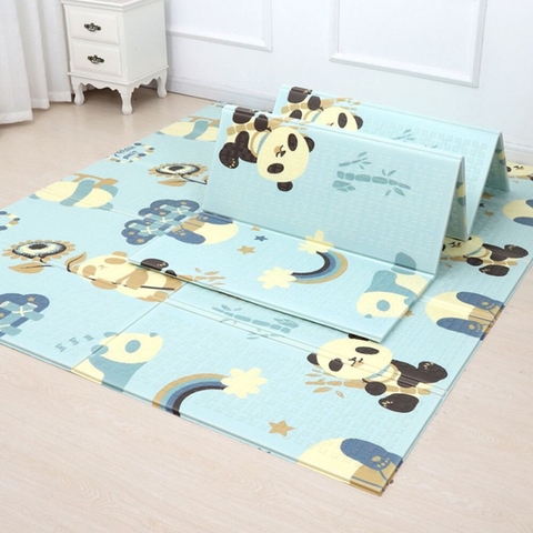 Thảm 2 Mặt Xpe Hàn Quốc Chống Va Đập Cho Bé(Kích Thước 2x1.8m ) Dày 10 Ly