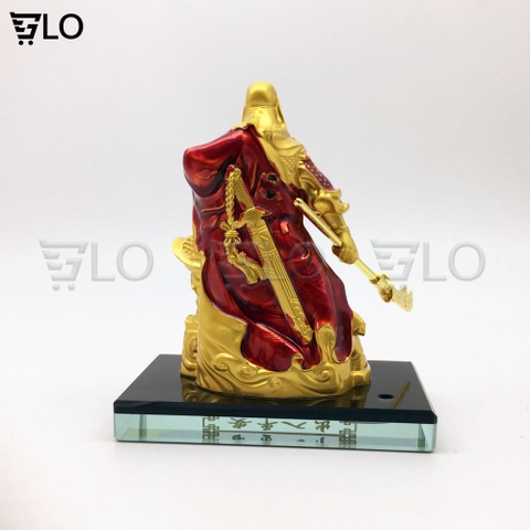 Tượng Quan Công Vân Trường Quan Vũ Nước Hoa Kèm Dây Ngọc Phong Thủy Trang Trí Taplo, Nhà Cửa