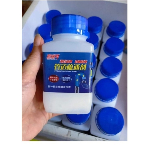 Bột Thông Tắc Sinh Học Nắp Xanh Làm Sạch, Bảo Vệ Đường Ống Bồn Rửa Mặt, Chậu Rửa Bát, Khử Mùi Hôi 260g