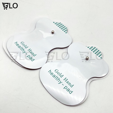 Combo 10 Miếng Dán Màu Trắng Điện Cực Dùng Cho Máy Massage Trị Liệu