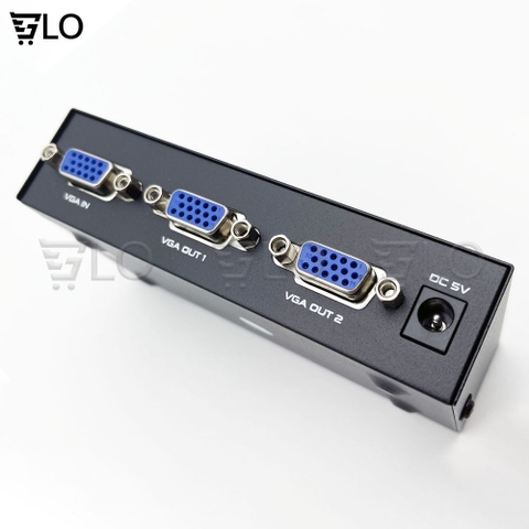 Bộ Hub Chia VGA 1 Ra 2 Hoặc 4(Chia 2 Hoặc 4 Màn Hình), 2/4 Port 200mhz VGA Splitter VGA-2002/VGA-2004