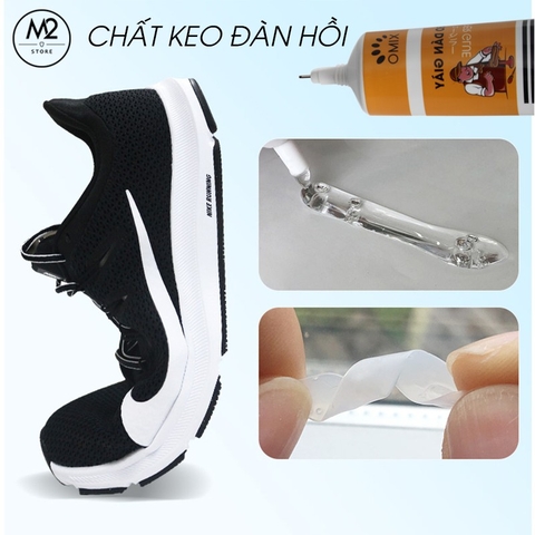 Keo Dán Giày Thể Thao Siêu Dính Dùng Nhiệt Trong Suốt Không Tổn Thương Da Ximo Kdg06