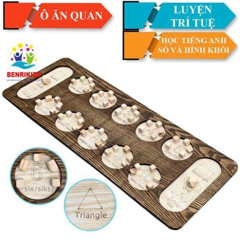 Trò Chơi Dân Gian Ô Ăn Quan Bộ Đồ Chơi Boardgames Bằng Gỗ Tiện Lợi Và Bổ Ích GloShop