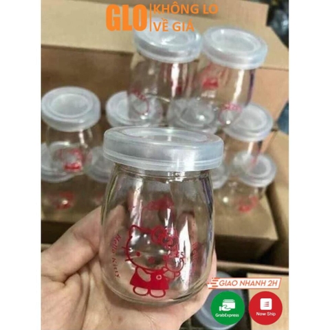 Bộ 12 Hủ Thủy Tinh Làm Sữa Chua