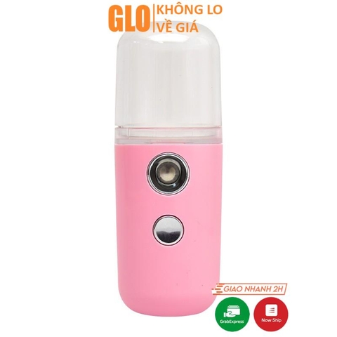 Máy Phun Sương Xông Hơi Mặt NaNo Mini Cầm Tay Hỗ Trợ Dưỡng Da Cấp Nước Tối Đa
