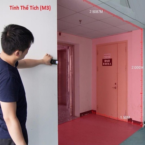 Máy Đo Khoảng Cách Từ Xa Bằng Tia Laser 40m, Thước Đo Laze 40m, Đo Chính Xác Tuyệt Đối, Tiện Dụng