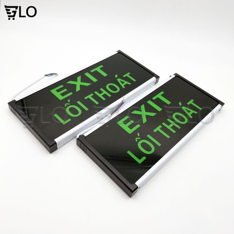 Bảng Biển Đèn Led Exit Chỉ Dẫn Lối Thoát 2 Mặt