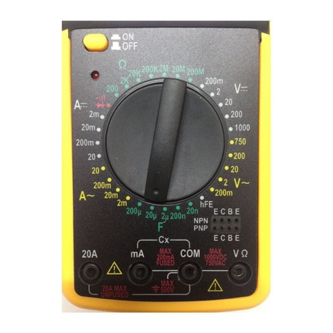 Đồng Hồ Đo Điện Vạn Năng Kỹ Thuật Số Dt-9205a, Digital Multimeter
