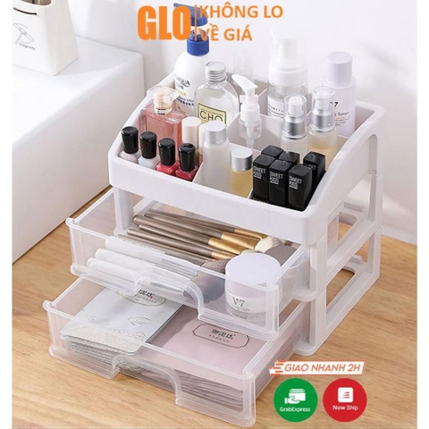 Kệ Đựng Mỹ Phẩm Đồ Trang Điểm Trang Sức 4 Tầng, 5 Tầng Ngăn Kéo Tiện Dụng