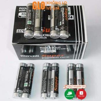 Hộp 40 Viên Pin CARBON Tiểu Maxell AAA R03(AB)