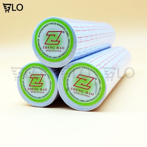 1 Cuộn (500 Tem) Giấy Bấm Giá Dùng Cho Máy MX5500 Bắn Giá, Tem Dán Ghi Giá, Giấy In Tem Số, Băng Keo Dán Giá Tiền