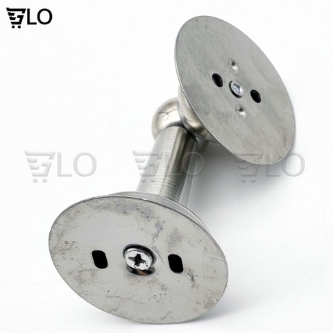 Hút Chặn Giữ Cửa Nam Châm Chống Va Đập, Hít Cửa Inox 304, Không Cần Khoan Kèm Keo 3m Dán Sàn Và Vít, Lực Hít Mạnh