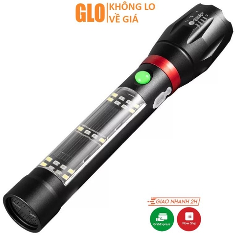 Đèn Pin Siêu Sáng Cầm Tay Đa Năng T03 Có Còi Hú Báo Động