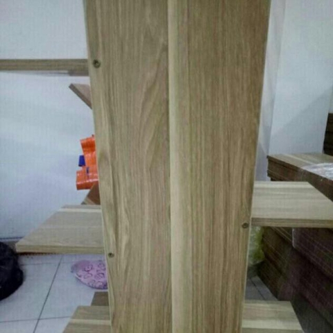 Kệ Sách Gỗ Kiểu Xương Rồng 5 Tầng(Cao 81cm, Ngang 49cm, Rộng 21cm)