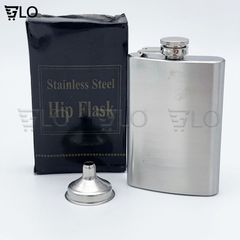 Bình Hip Flask Đựng Rượu Whisky Bằng Inox Dung Tích 5oz