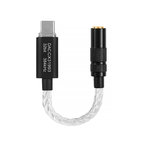 Cáp Chuyển Đổi Tai Nghe Hifi DAC Conexant CX31993 Dongle Type-C Đến 3.5mm 32bit/384KHz Điện Thoại Android và Windows 10
