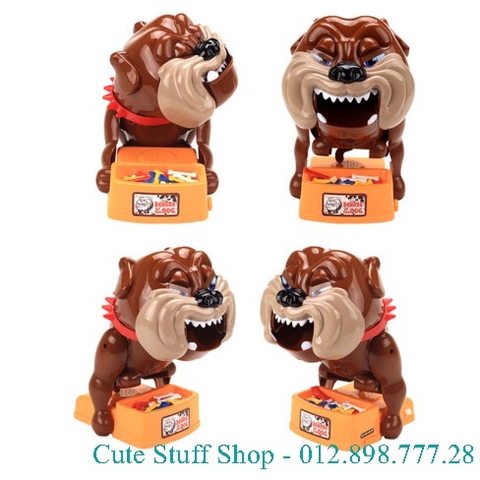 Đồ Chơi Gắp Trộm Xương Chó Bull Vui Nhộn Loại Lớn, Chó Canh Gặm Xương BAD DOG Nổi Giận(Làm Quà Tặng Cho Bé)