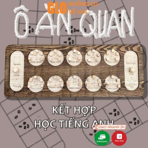 Trò Chơi Dân Gian Ô Ăn Quan Bộ Đồ Chơi Boardgames Bằng Gỗ Tiện Lợi Và Bổ Ích GloShop
