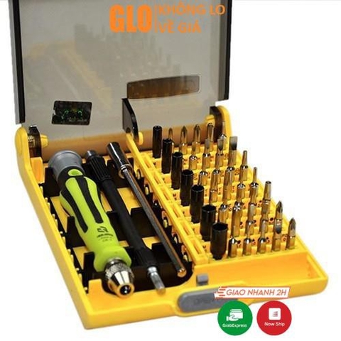 Bộ Tua Vít Đa Năng 4 Ngăn 45 Món Jackly JK-6089 Cao Cấp