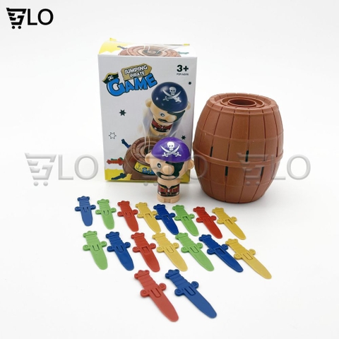 Đồ Chơi Đâm Hải Tặc Size Lớn 24 Kiếm 20cm, Size Nhỏ 16 Kiếm 13cm, Đâm Thùng Phi Cướp Biển Rút Kiếm Thú Vị Vui Nhộn