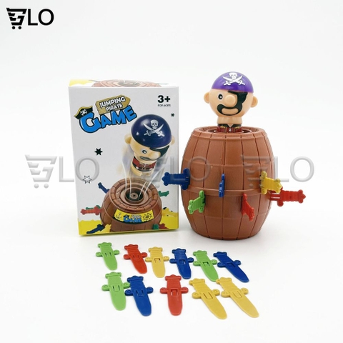 Đồ Chơi Đâm Hải Tặc Size Lớn 24 Kiếm 20cm, Size Nhỏ 16 Kiếm 13cm, Đâm Thùng Phi Cướp Biển Rút Kiếm Thú Vị Vui Nhộn