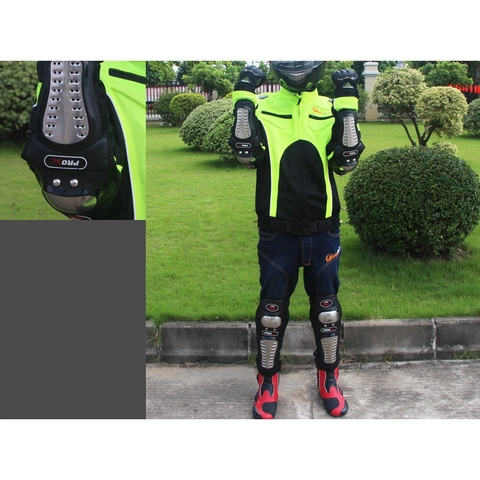 Bộ Giáp Phượt Inox 4 Món 2 Tay 2 Chân Chính Hãng Prox Cao Cấp Cho Bạn An Tâm Trên Mọi Chặng Đường