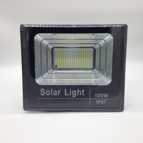 Đèn Led Pha Năng Lượng Mặt Trời 100W