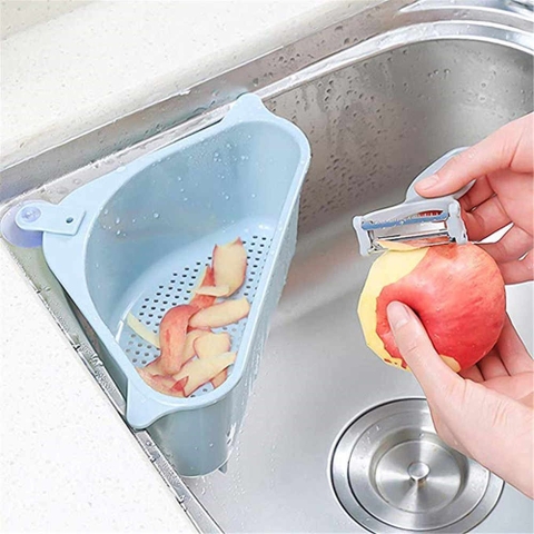 Kệ Góc Tam Giác Thoát Nước Bồn Rửa Chén Kích Thước 26x10x14cm
