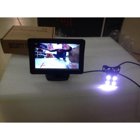 Màn Hình LCD 4.3 Inchs Loại Đứng Gắn Taplo Hoặc Test Camera 12v/24v