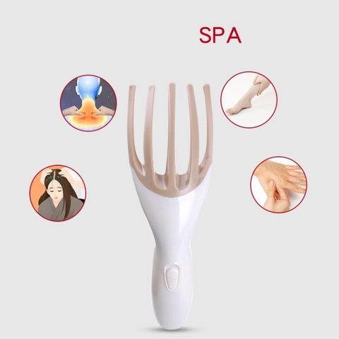 Dụng Cụ Massage Đầu Ms-818 22cm (Dùng Pin Và Điện Trực Tiếp)