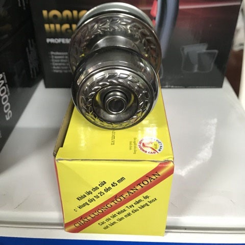 Ổ Khóa Cửa Việt Tiệp Tay Nắm Tròn 04206