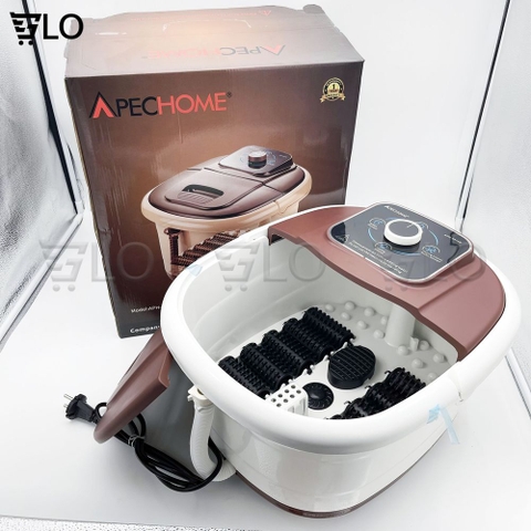 Máy Bồn Massage APECHOME APH-8815 Ngâm Chân Có Chế Độ Sục Khí Sủi Bọt, Tự Làm Nóng Nước Mát Xa Dùng Điện