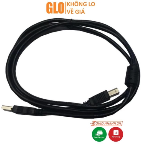Dây Cáp Máy In Cổng Usb Dài 1.5m Có Cục Chống Nhiễu Hàng Loại Tốt