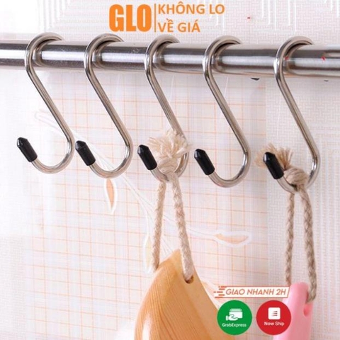 Combo 4 móc hình chữ S inox tiện dụng