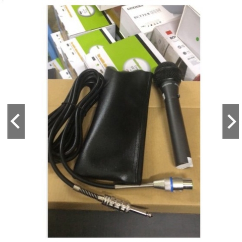 Micro Karaoke Shure 959 Hát Nhẹ Chống Hú Tốt