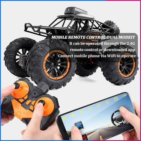 Xe Địa Hình Điều Kiển Từ Xa RC Camera HD Wifi Không Dây Leo Núi Climbing