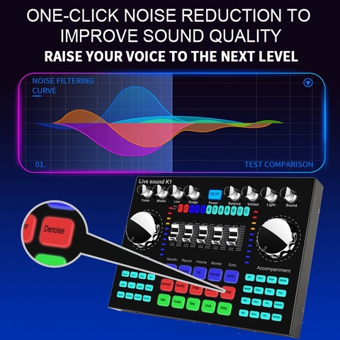 Bộ Sound Card K1 Livestream Loại Tốt