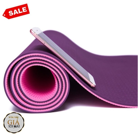Thảm Tập Yoga TPE Cao Cấp 2 Lớp 6mm