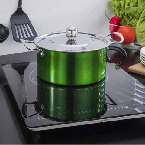 Combo 3 Nồi Inox 304 Có Nắp Và Tay Cầm Kích Thước 16-18-20cm GloShop