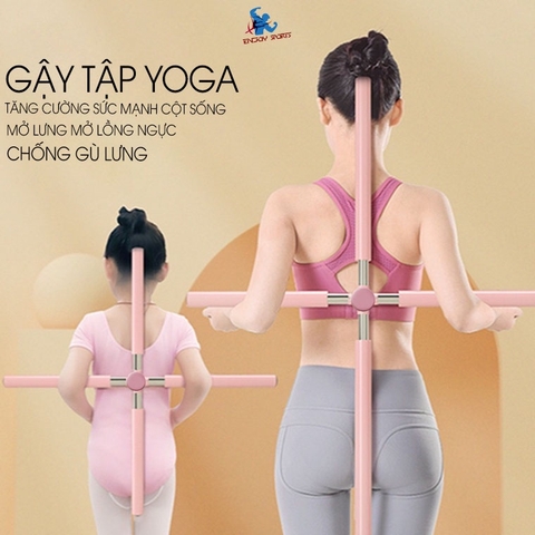 Gậy Gậy Tập Yoga Định Hình Tư Thế Lưng Vai, Chống Gù Lưng, Bằng Thép Không Gỉ Cải Thiện Vóc Dáng Cho Dân Văn Phòng
