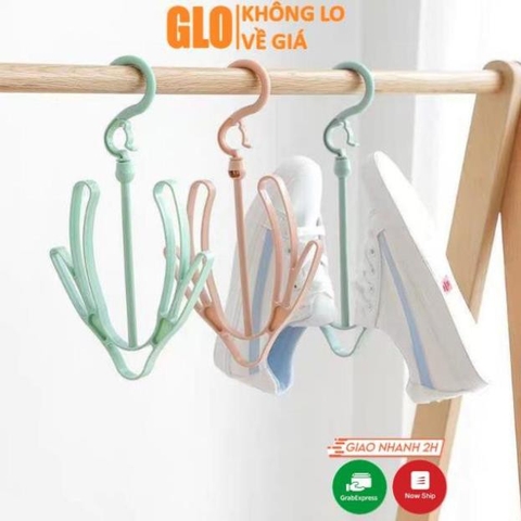 Móc Treo Phơi Giày, Dép, Tất Vớ, Mũ Nón, Quần Áo, Váy Thông Minh Tiện Lợi Bằng Nhựa