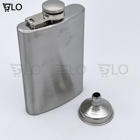 Bình Hip Flask Đựng Rượu Whisky Bằng Inox Dung Tích 5oz